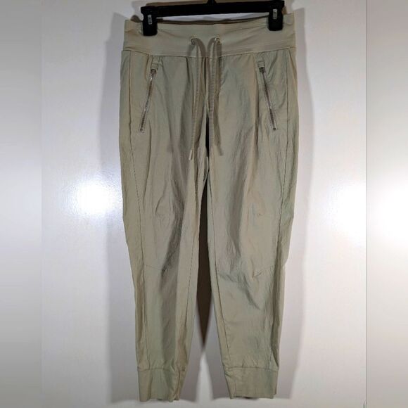 Like New Athleta Trekkie North Jogger Hiking Pants Women's Size 2P Petite Beige - Picture 1 of 9
